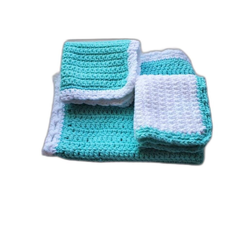 Countertop Dish Drying Cloth with 2 WashCloths